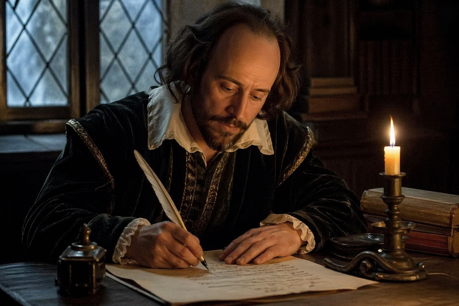 Shakespeare writing